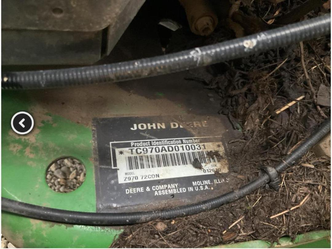 Photo '18' of John Deere Outfield Mower Z970A Ride On Mower