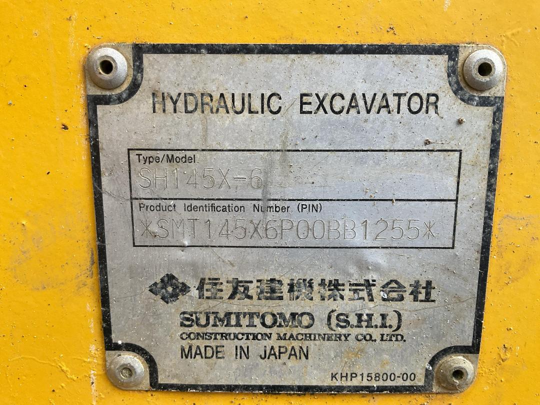 Photo '27' of Sumitomo SH 145 Excavator