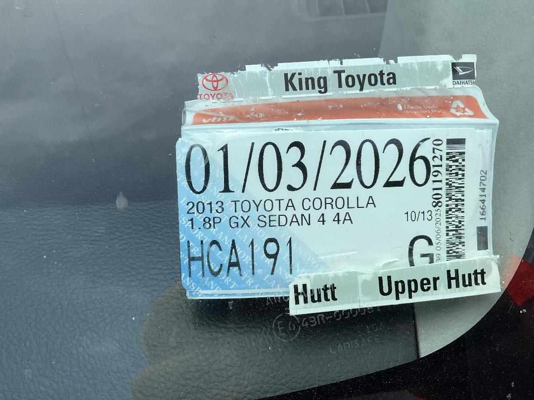 Photo '10' of Toyota Corolla GX Photo '10' of Toyota Corolla GX