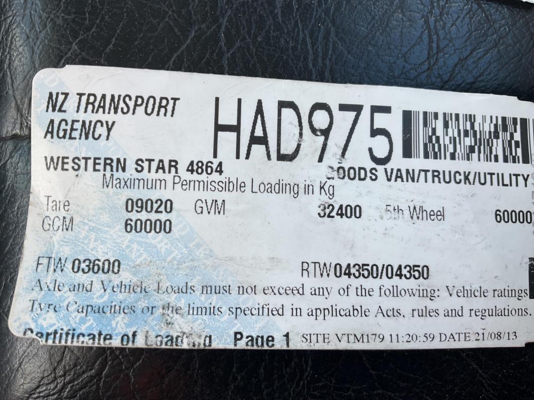 Photo '36' of Western Star 4864 Tractor Unit