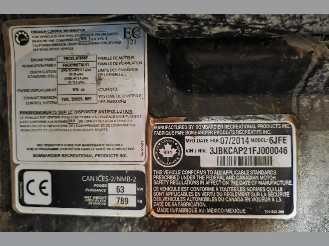 Photo '18' of Can Am Commander Max XT 6JFE 4WD