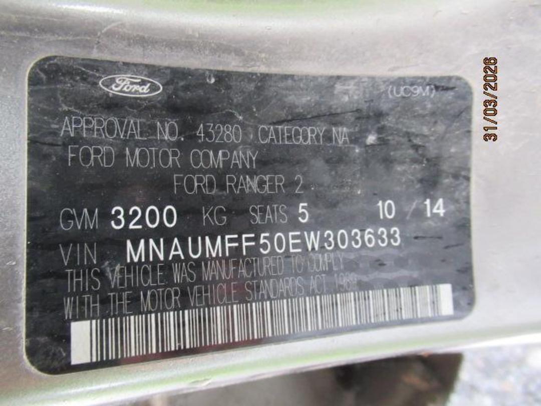 Photo '7' of Ford Ranger TD XLT DC W/SA