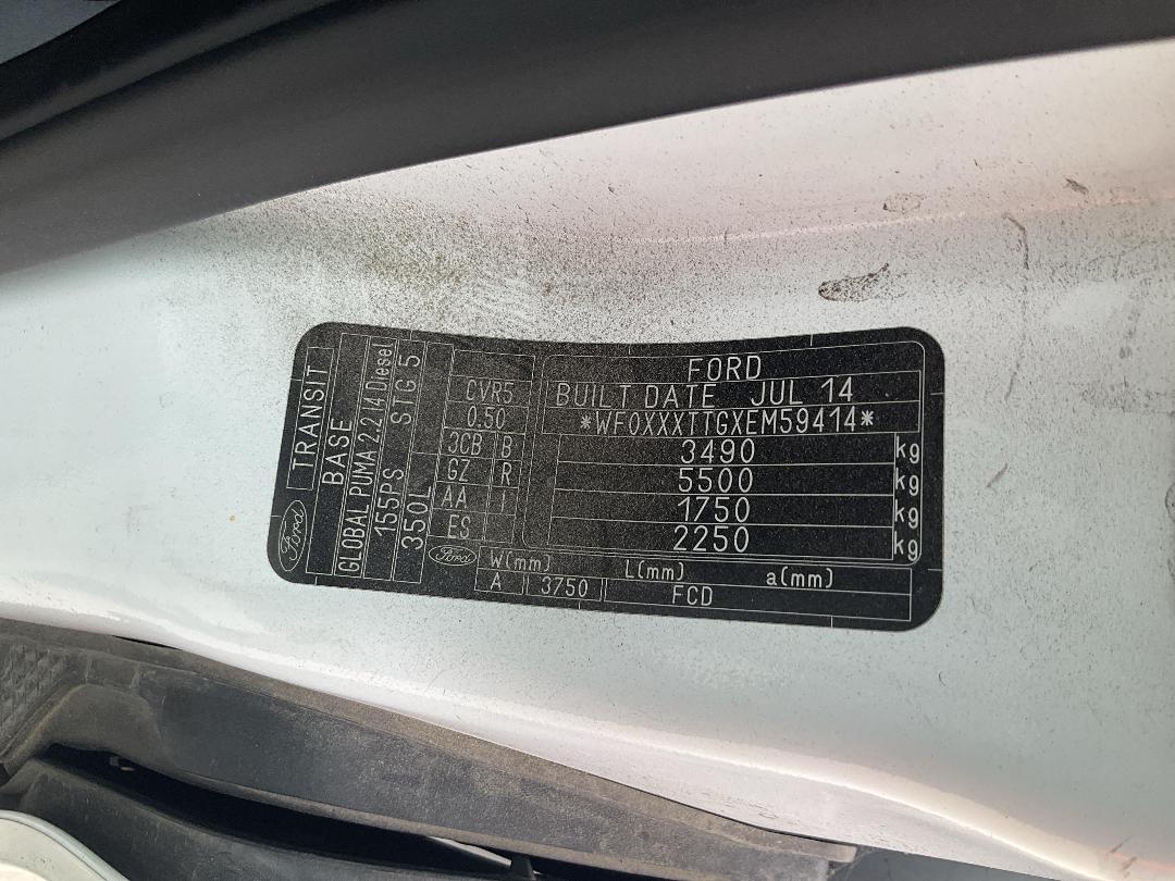 Photo '21' of Ford Transit 350L LWB VAN 2.2D/6M Van Photo '21' of Ford Transit 350L LWB VAN 2.2D/6M Van