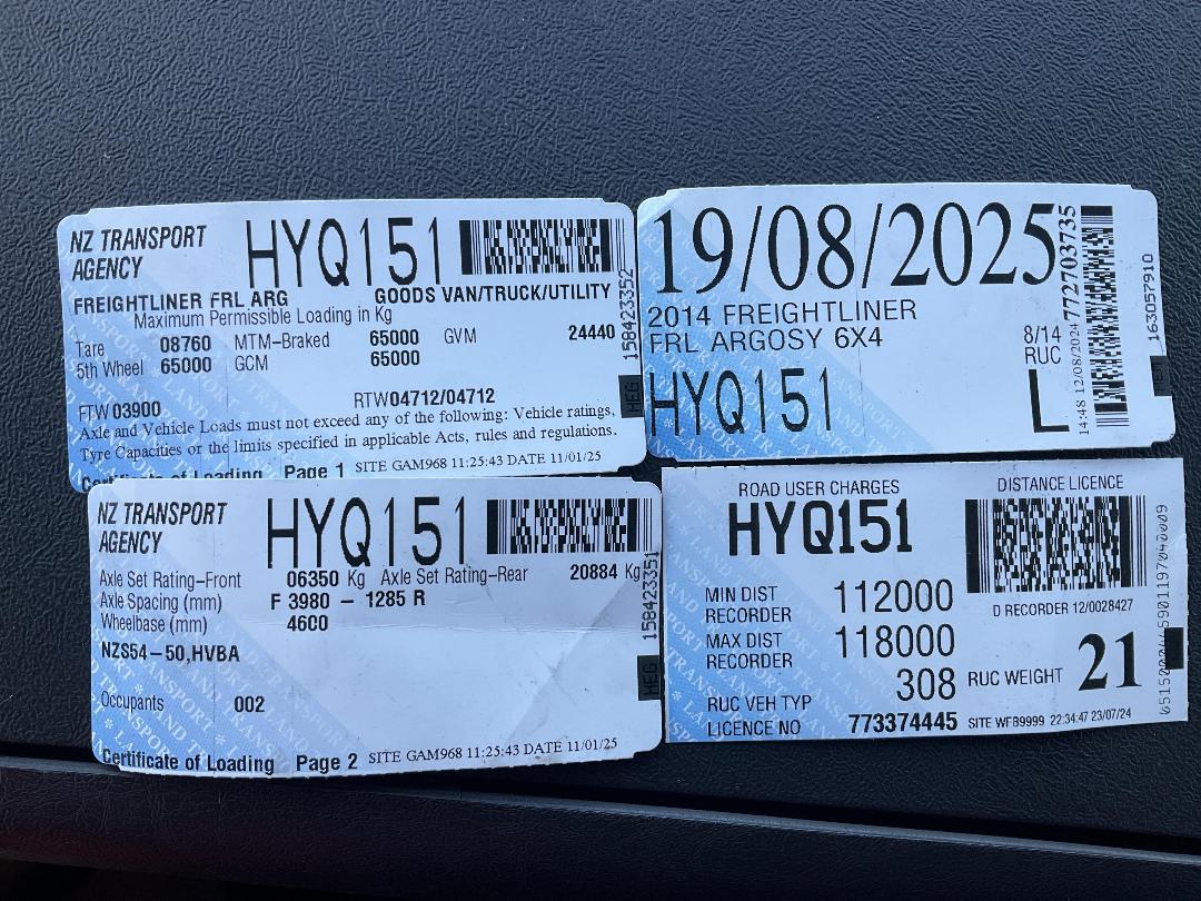 Photo '51' of FREIGHTLINER FRL ARGOSY 6X4 Tractor Unit Photo '51' of FREIGHTLINER FRL ARGOSY 6X4 Tractor Unit