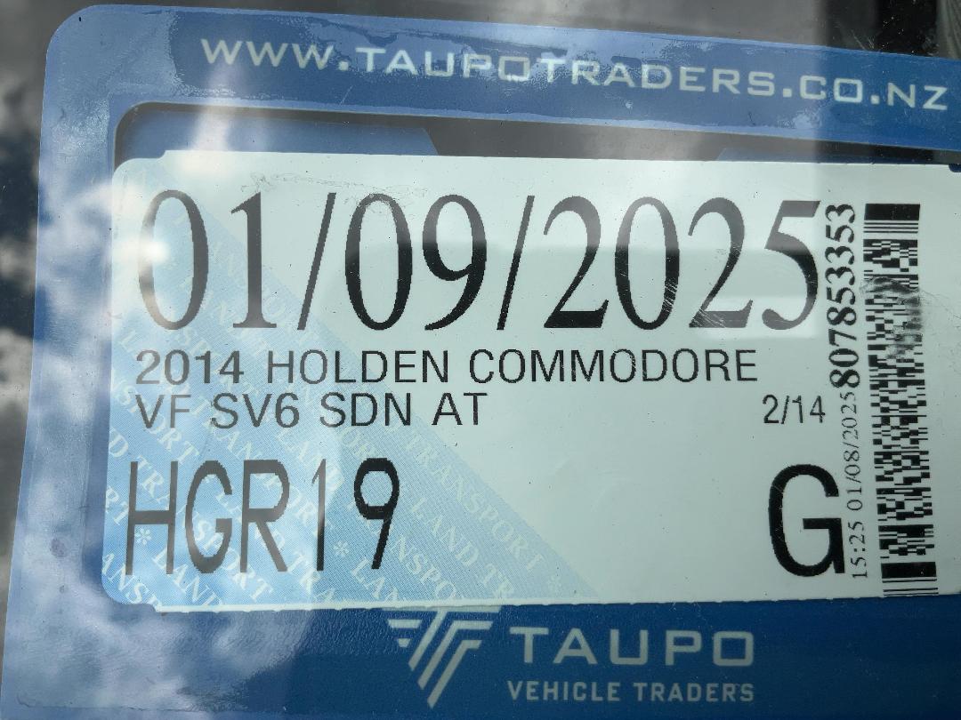 Photo '20' of Holden Commodore VF SV6 Photo '20' of Holden Commodore VF SV6