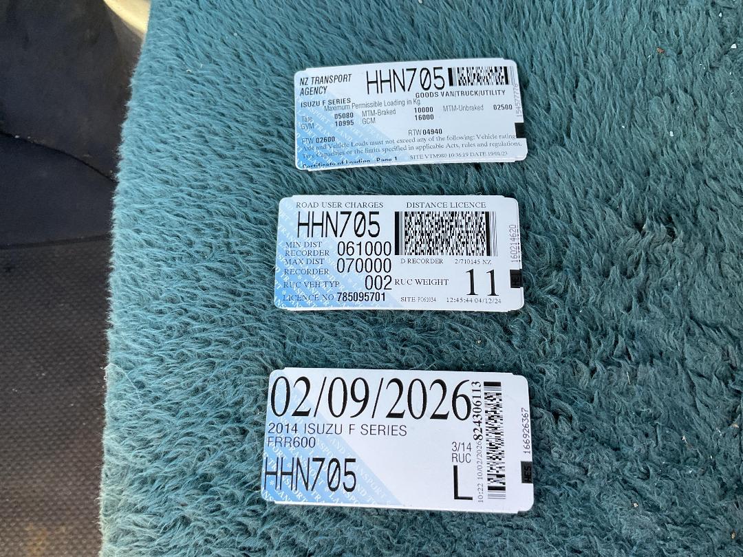 Photo '33' of Isuzu F Series FRR600 Cab Chassis