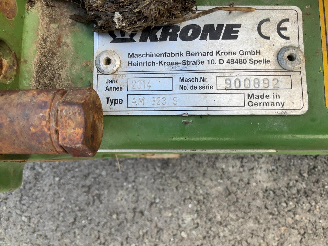 Photo '12' of Krone AM323S Mower