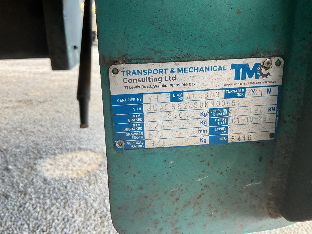 Photo '35' of Mitsubishi Fuso Shogun FS430S8 Curtainsider