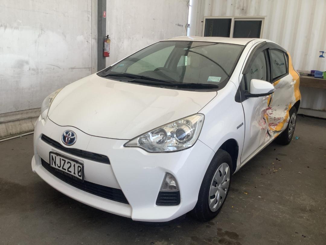 Damaged Toyota Aqua 2014 in Christchurch Bromley at Turners Damaged