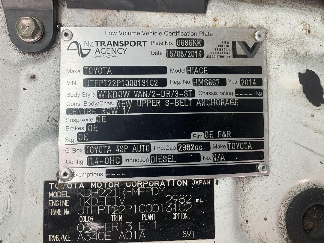 Photo '7' of Toyota Hiace ZX TD