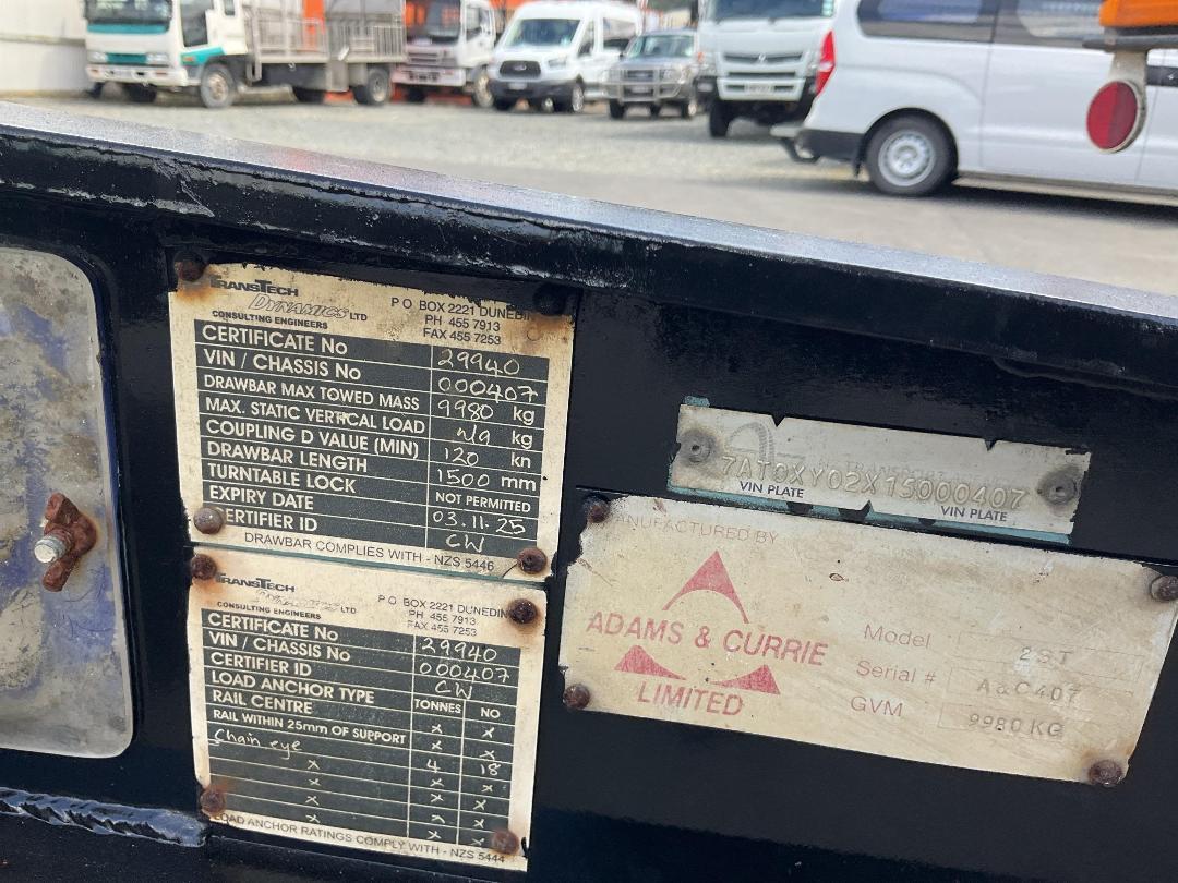 Photo '11' of ADAMS & CURRIE 2ST TRANSPORTER Transport - Tandem