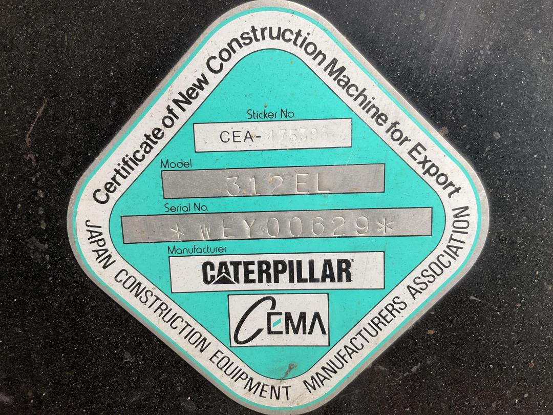 Photo '43' of Caterpillar 312EL Excavator