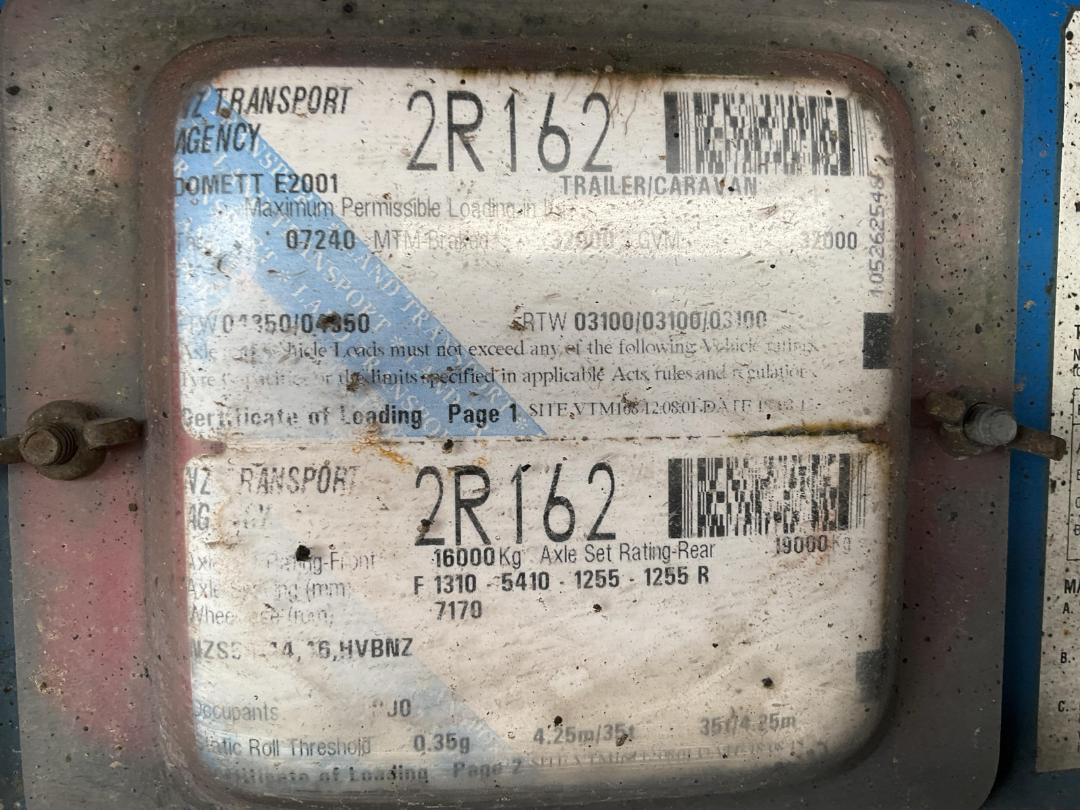 Photo '37' of DOMETT E2001 H Curtainsider Full Photo '37' of DOMETT E2001 H Curtainsider Full