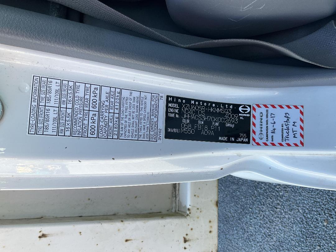 Photo '36' of Hino 300 XZU605R-Hkmmsq3 Other Truck