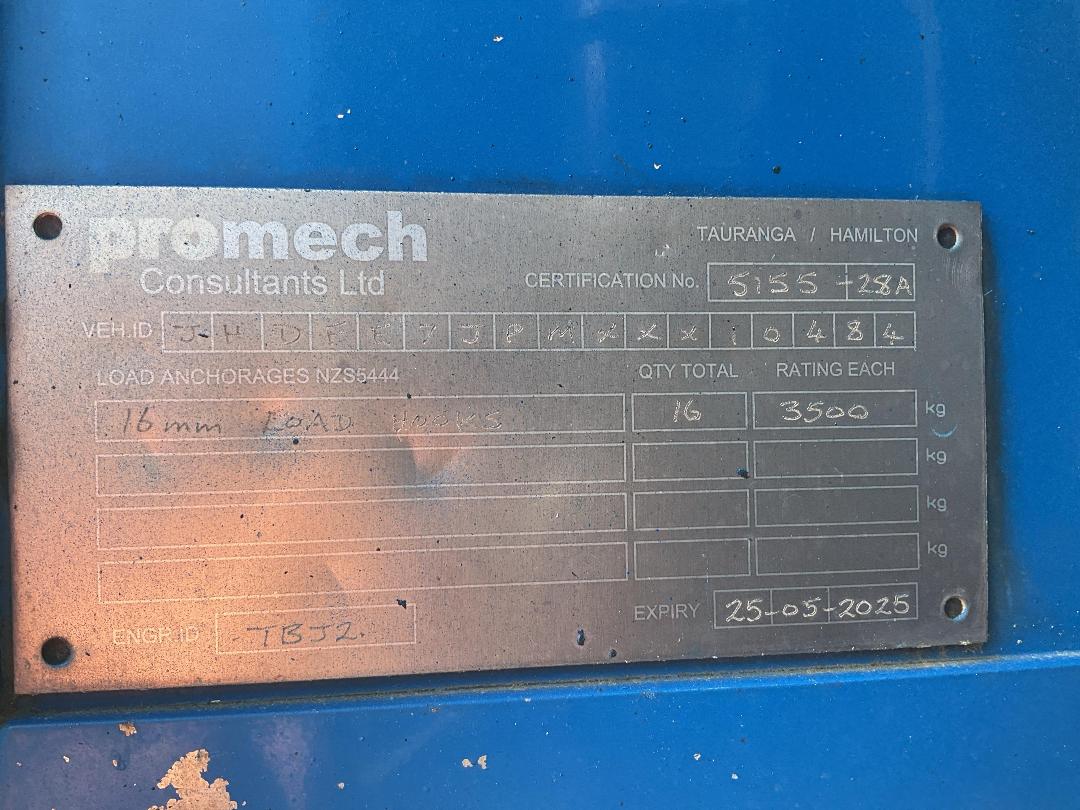 Photo '46' of Hino 500 FE7JPMG-QAU Curtainsider Photo '46' of Hino 500 FE7JPMG-QAU Curtainsider