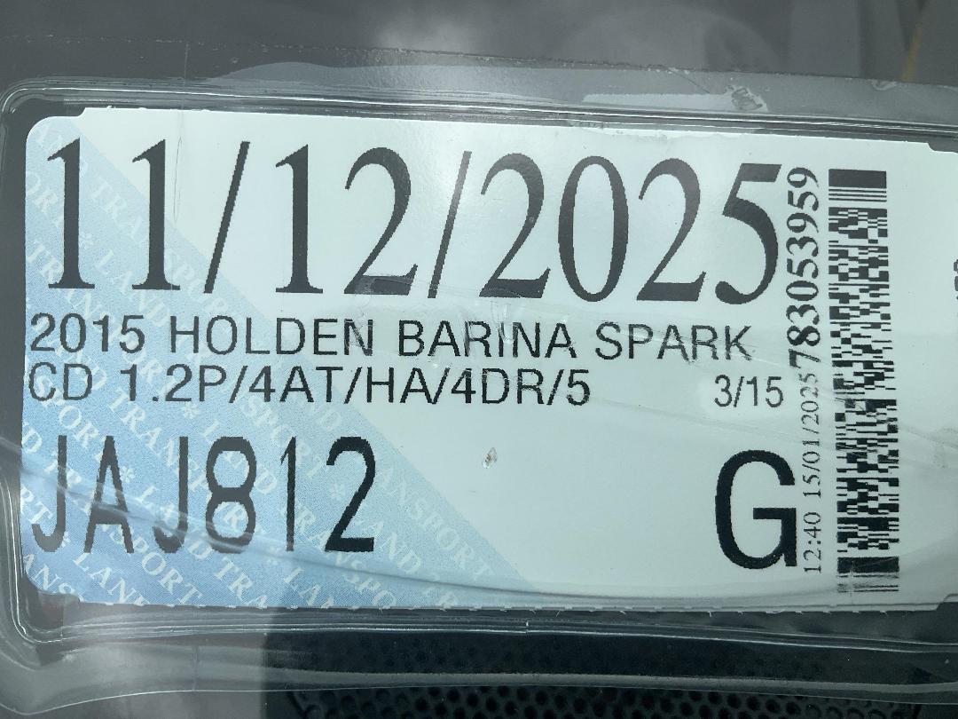 Photo '25' of Holden Barina Spark CD Photo '25' of Holden Barina Spark CD