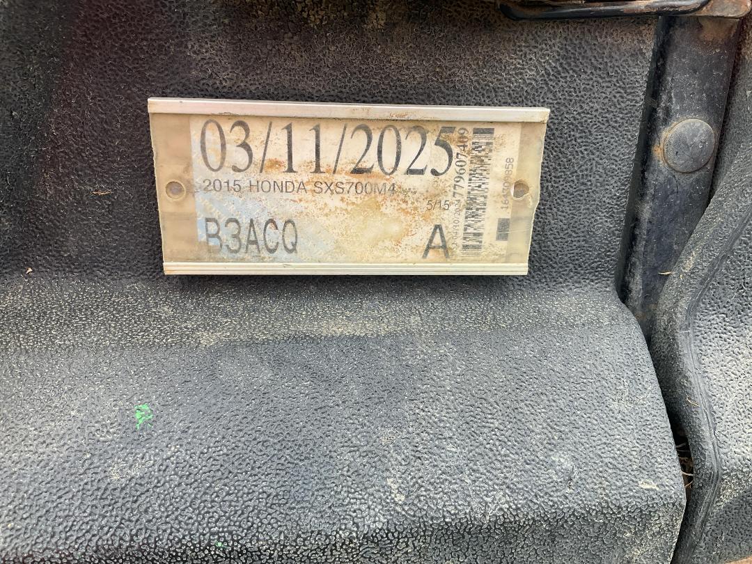 Photo '21' of Honda SXS700M4