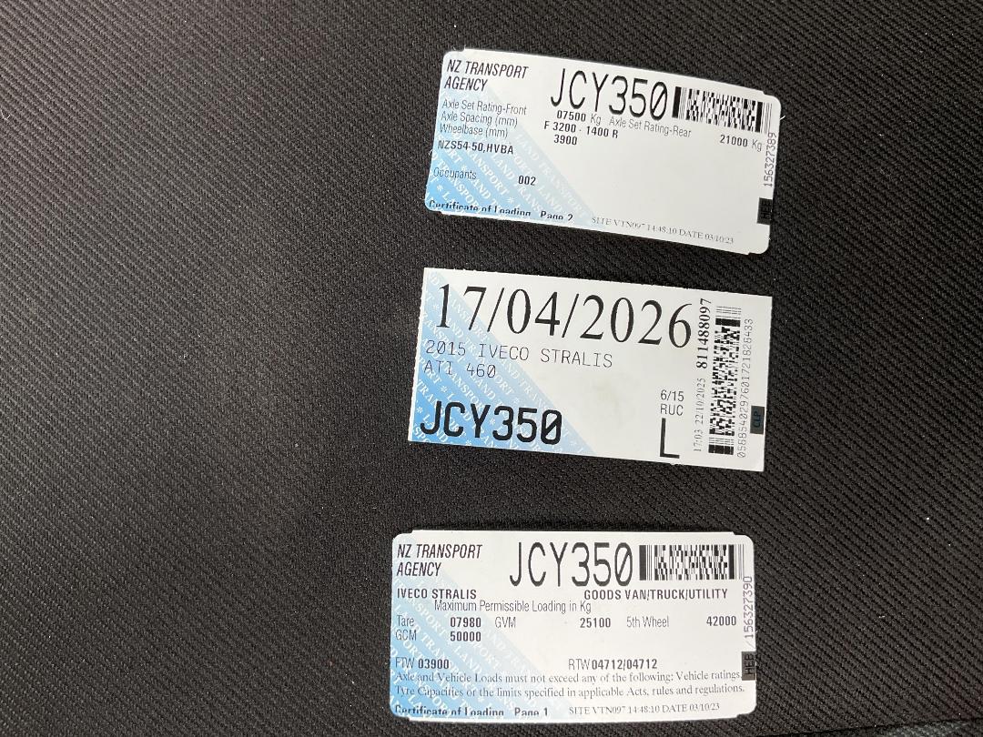 Photo '34' of Iveco Stralis ATI 460 Tractor Unit Photo '34' of Iveco Stralis ATI 460 Tractor Unit