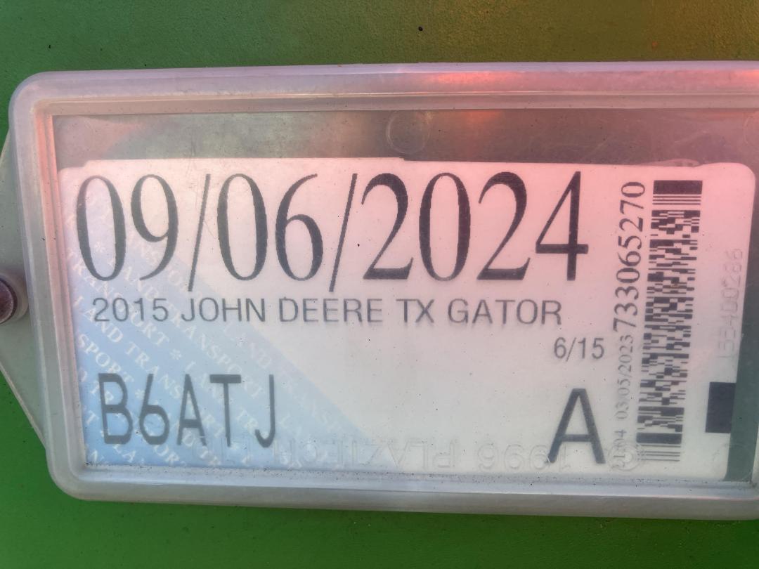 Photo '24' of JOHN DEERE TX GATOR Side by Side Photo '24' of JOHN DEERE TX GATOR Side by Side
