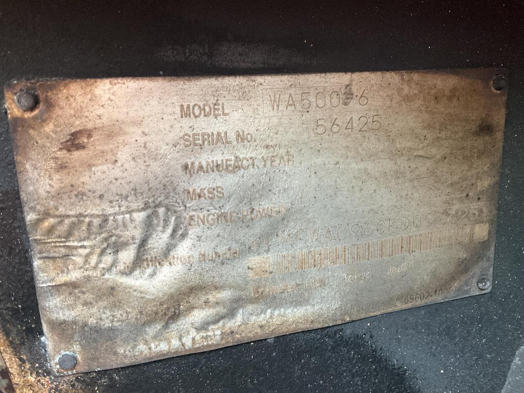 Photo '49' of Komatsu WA500-6 Excavator