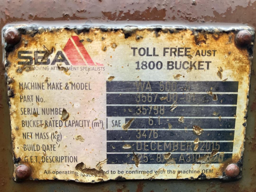 Photo '51' of Komatsu WA500-6 Excavator