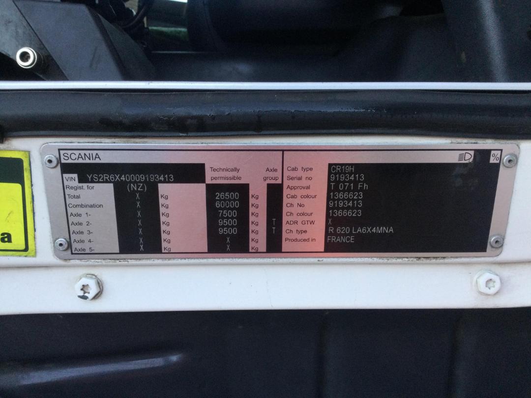 Photo '50' of Scania R620 Tractor Unit Photo '50' of Scania R620 Tractor Unit