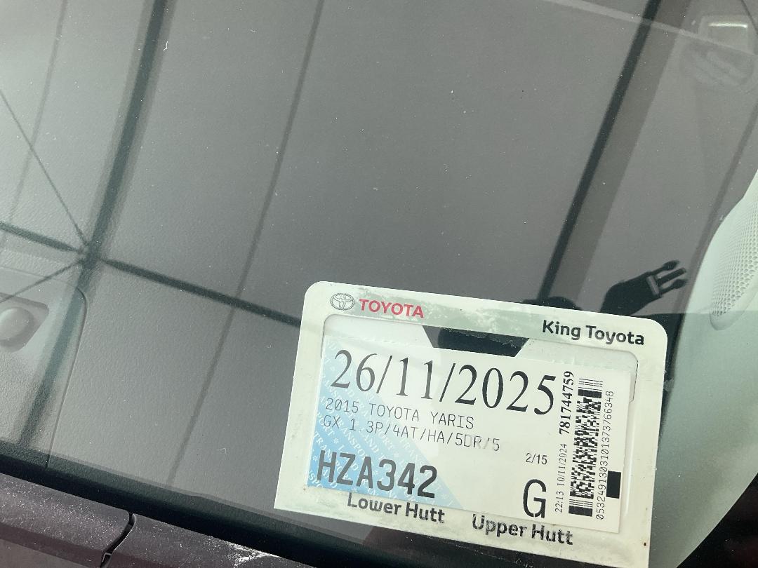 Photo '13' of Toyota Yaris GX Photo '13' of Toyota Yaris GX