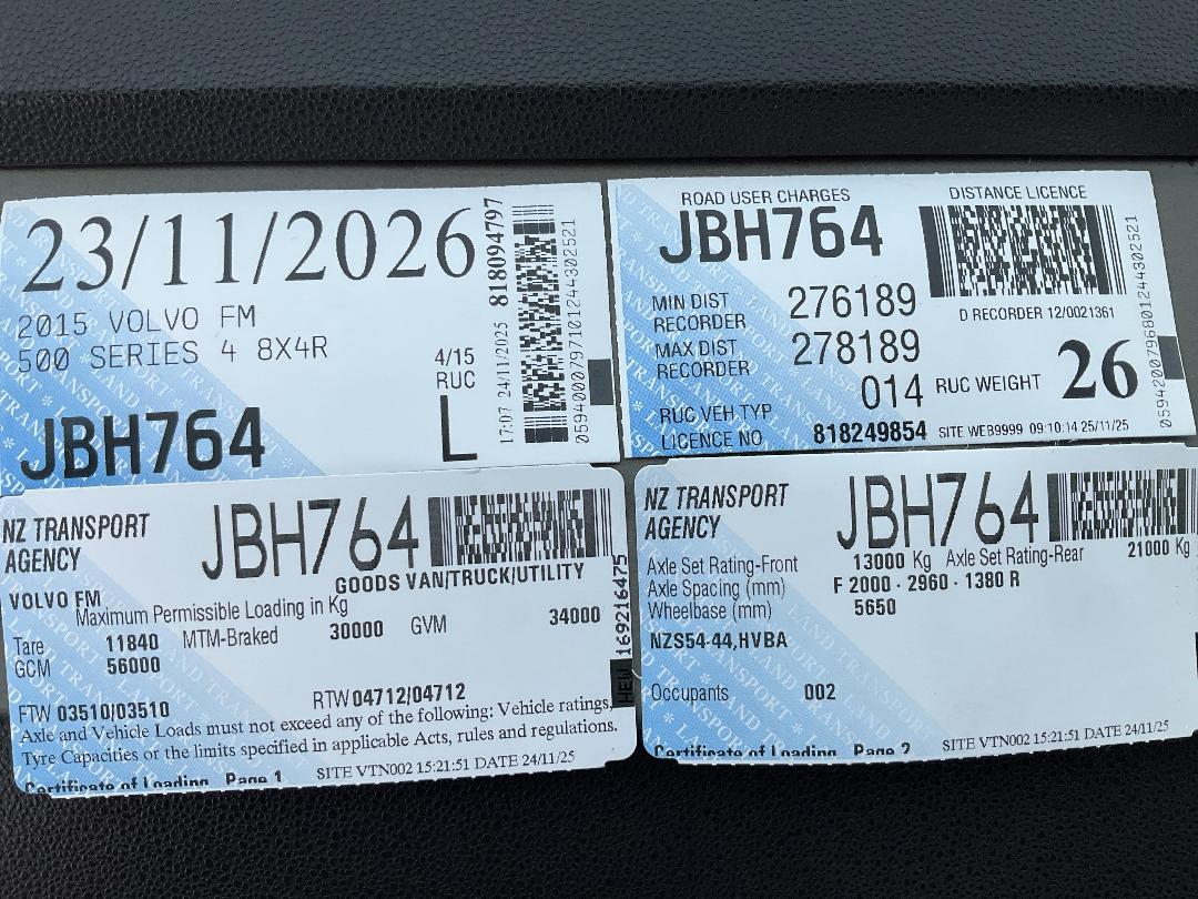 Photo '34' of Volvo FM500 Cab Chassis