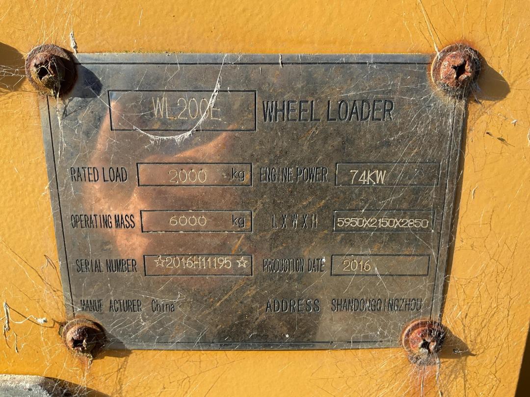 Photo '16' of Endraulic WL200E Wheel Loader