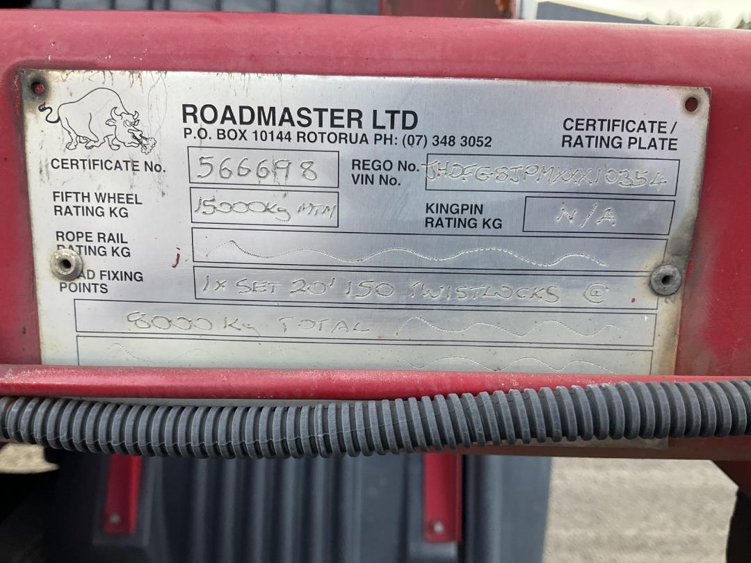 Photo '28' of Hino 500 FG8JPMH-RHN Skeletal Photo '28' of Hino 500 FG8JPMH-RHN Skeletal