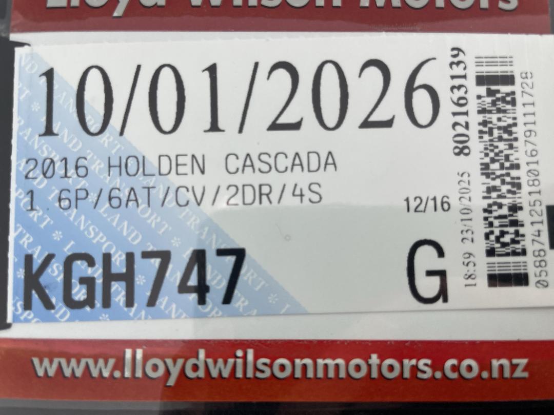 Photo '30' of Holden Cascada