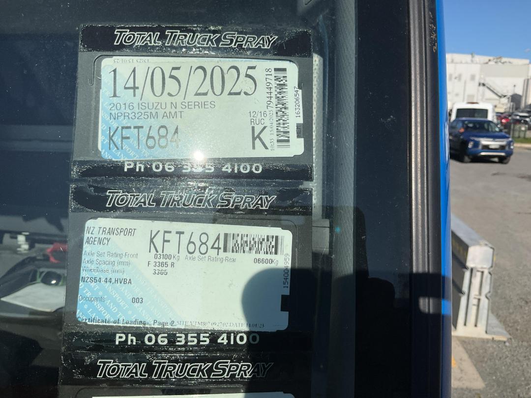 Photo '34' of Isuzu N Series NPR325M AMT Curtainsider Photo '34' of Isuzu N Series NPR325M AMT Curtainsider