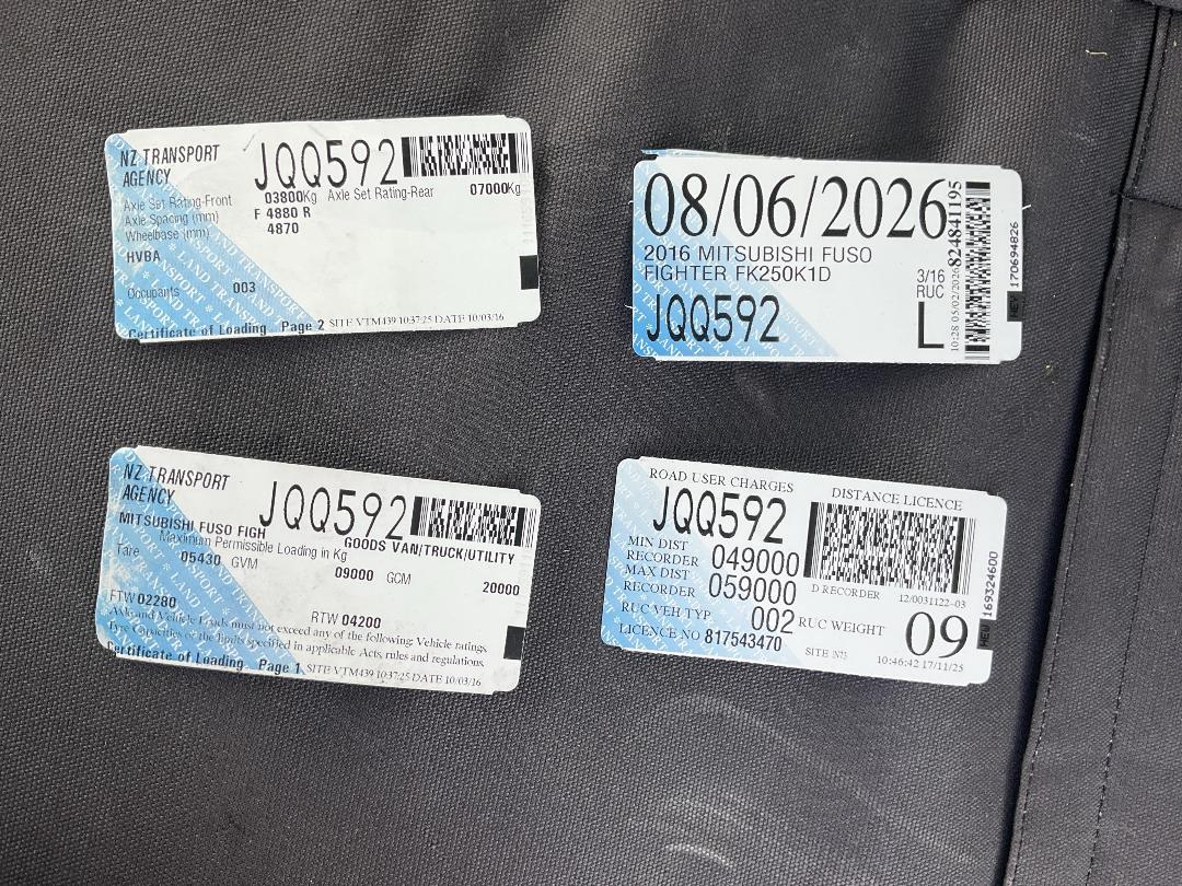 Photo '37' of Mitsubishi Fuso Fighter FK250K1D Box Body