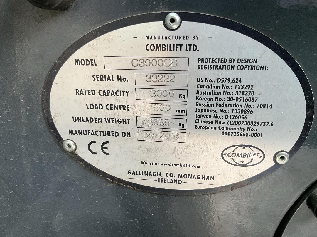 Photo '21' of Mobile Machine Combilift C3000CB Forklift Photo '21' of Mobile Machine Combilift C3000CB Forklift