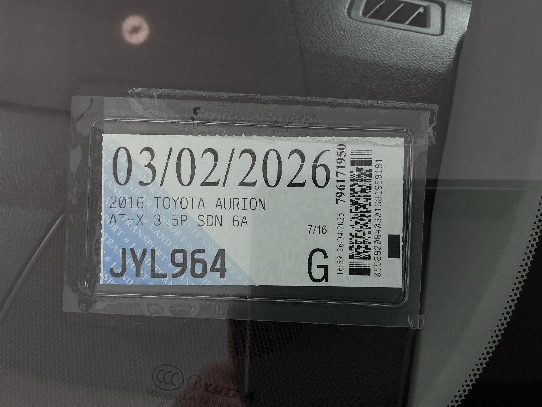 Photo '27' of Toyota Aurion Photo '27' of Toyota Aurion