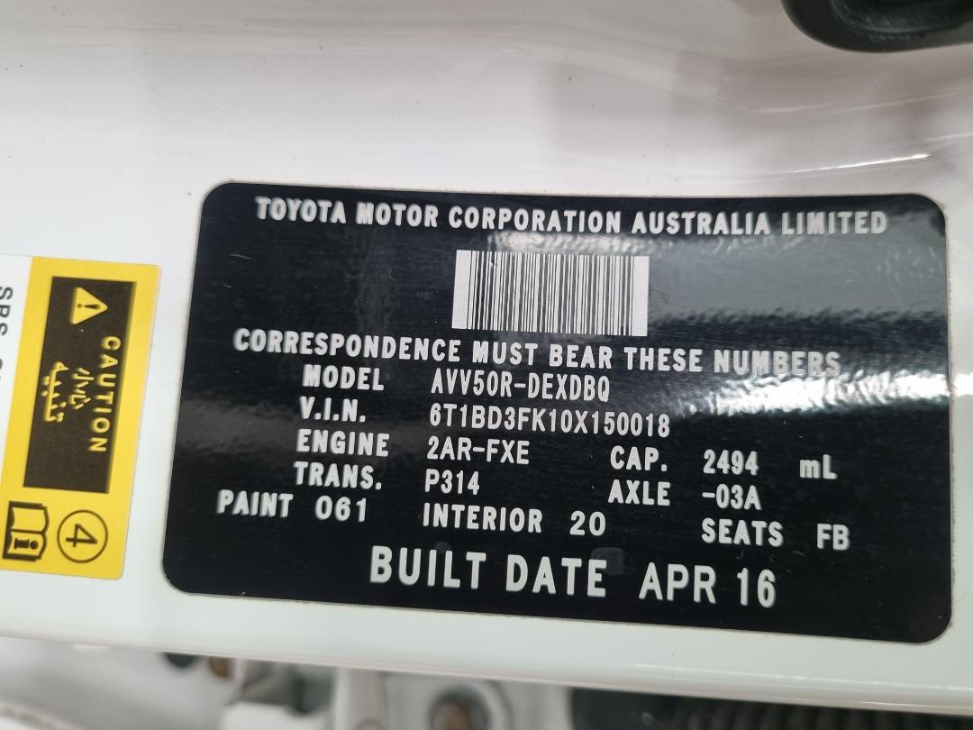 Photo '15' of Toyota Camry Atara S