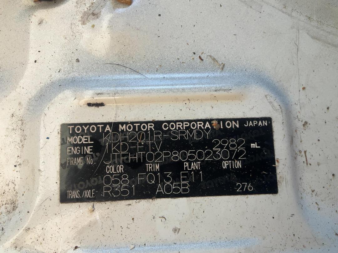 Photo '7' of Toyota Hiace ZL TD