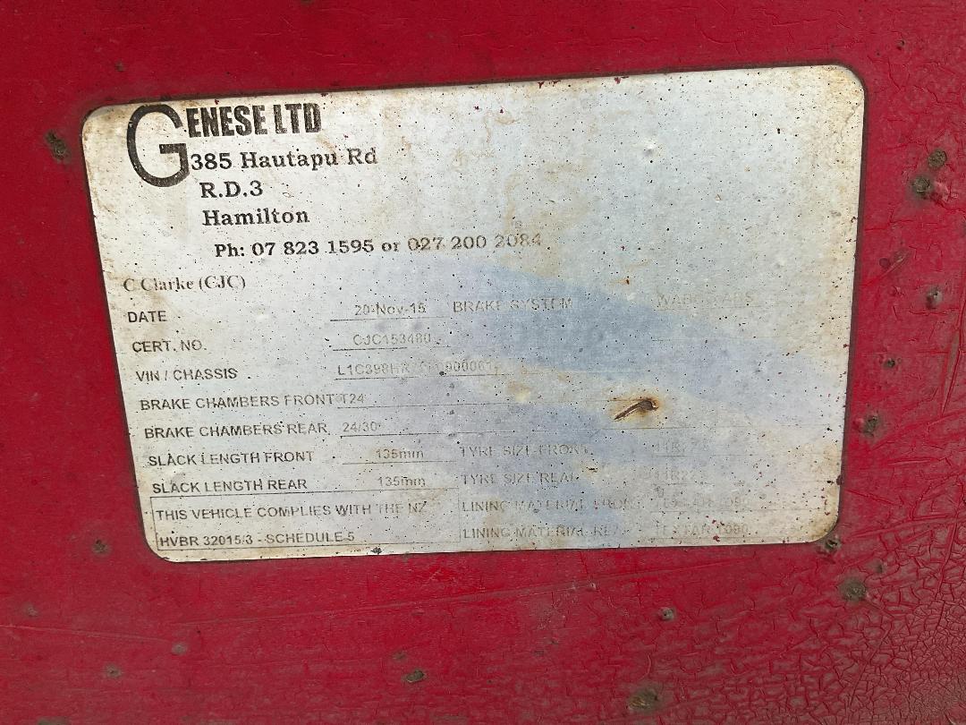 Photo '16' of Trailer Sinotruck 3 Axle Semi Tipulator Photo '16' of Trailer Sinotruck 3 Axle Semi Tipulator