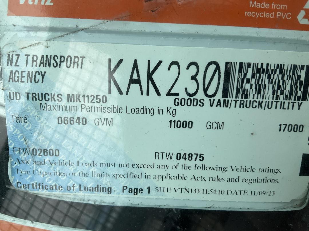 Photo '28' of UD Trucks MK11250 Traffic Management