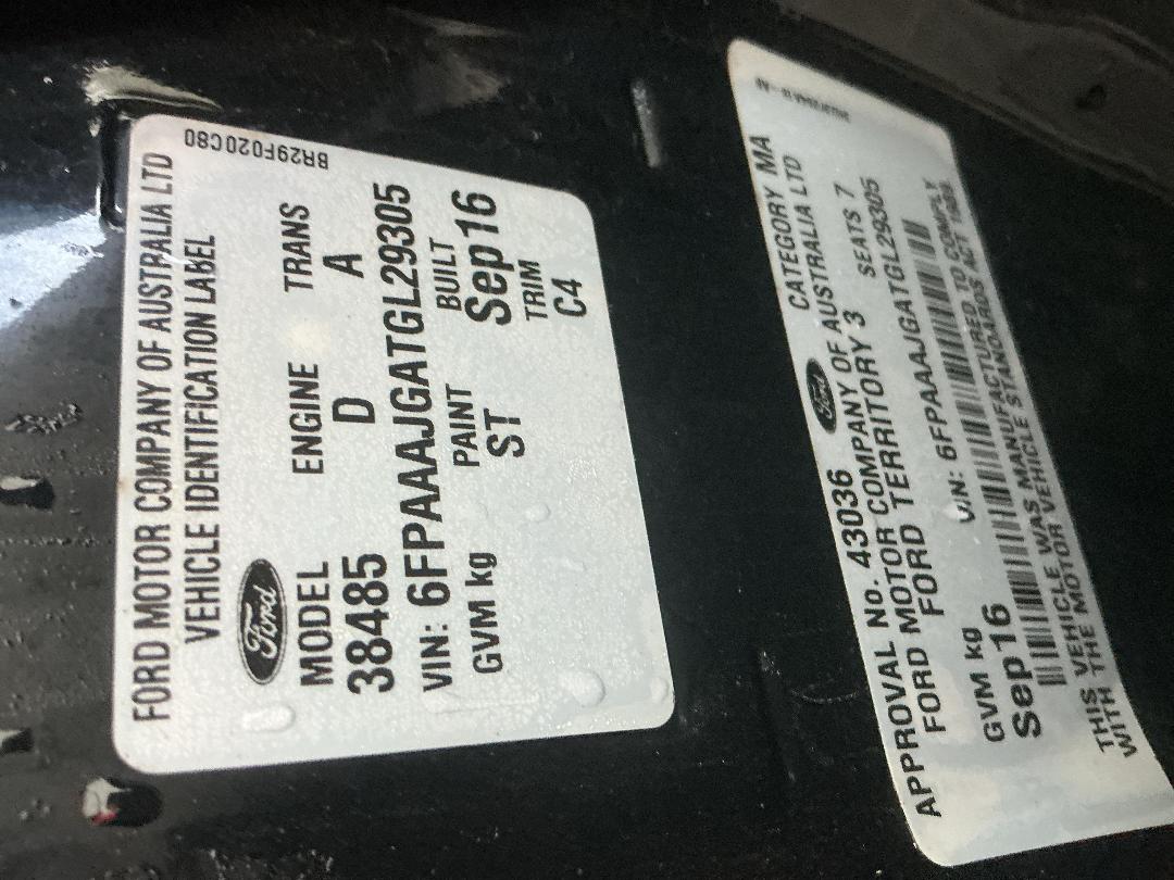 Photo '14' of Ford Territory TS Diesel