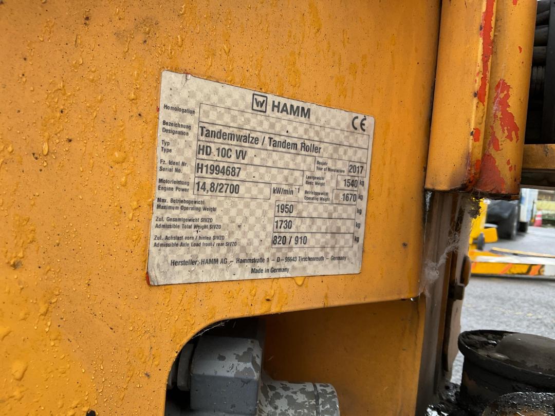 Photo '15' of HAMM HD10C Tandem Roller