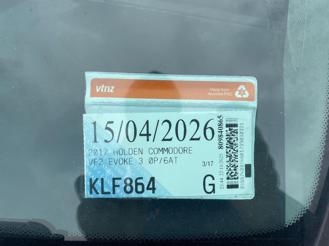 Photo '23' of Holden Commodore VF2 Evoke Photo '23' of Holden Commodore VF2 Evoke