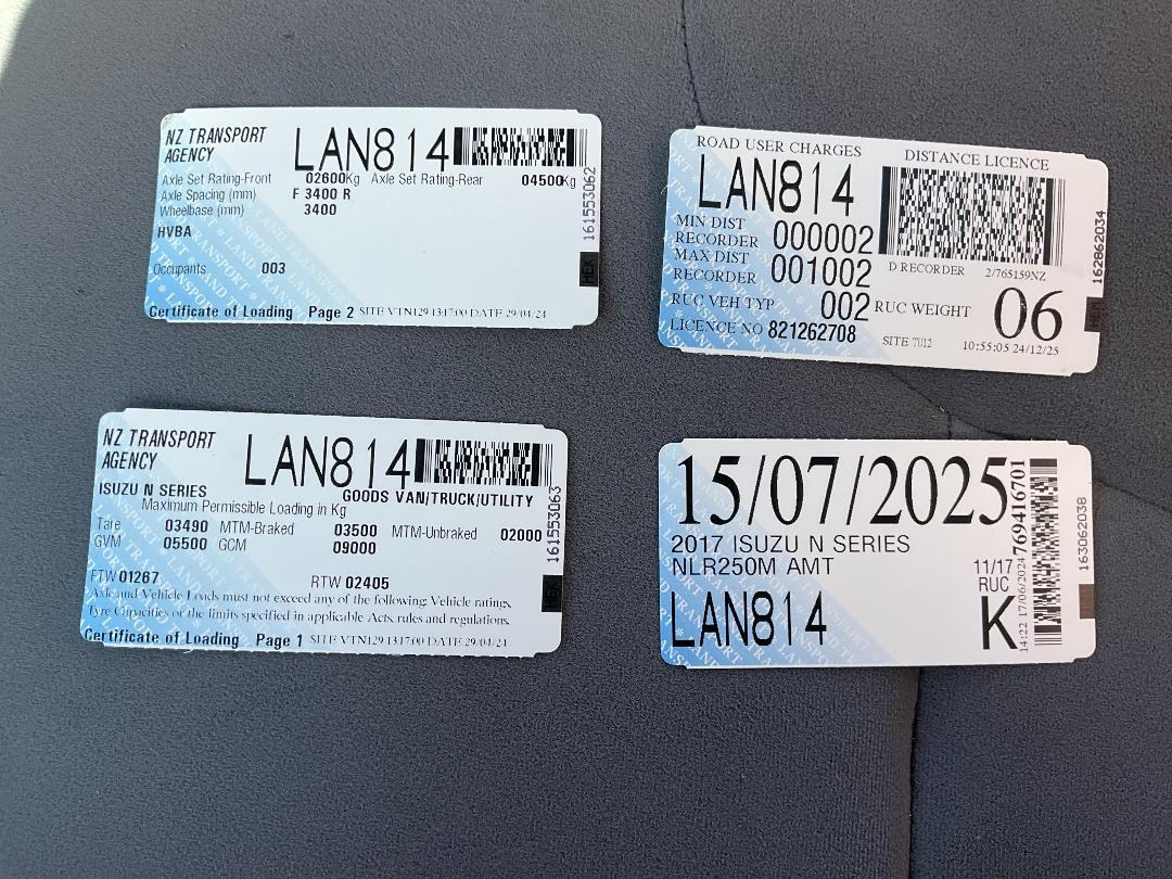 Photo '23' of Isuzu N Series NLR250M AMT Cab Chassis