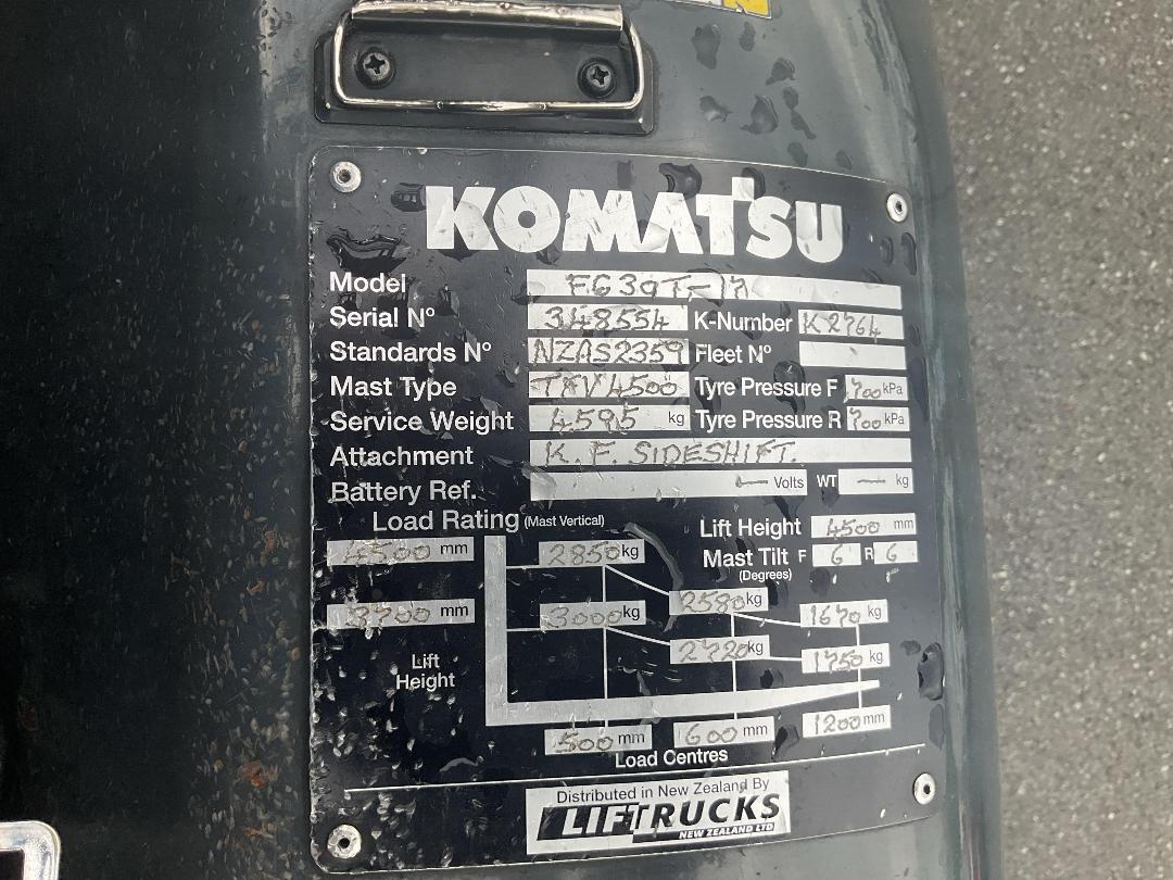 Photo '14' of KOMATSU FG30T-17 Forklift