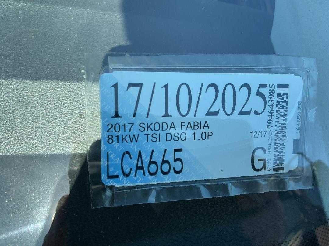 Photo '7' of Skoda Fabia 81KW TSI DSG Photo '7' of Skoda Fabia 81KW TSI DSG