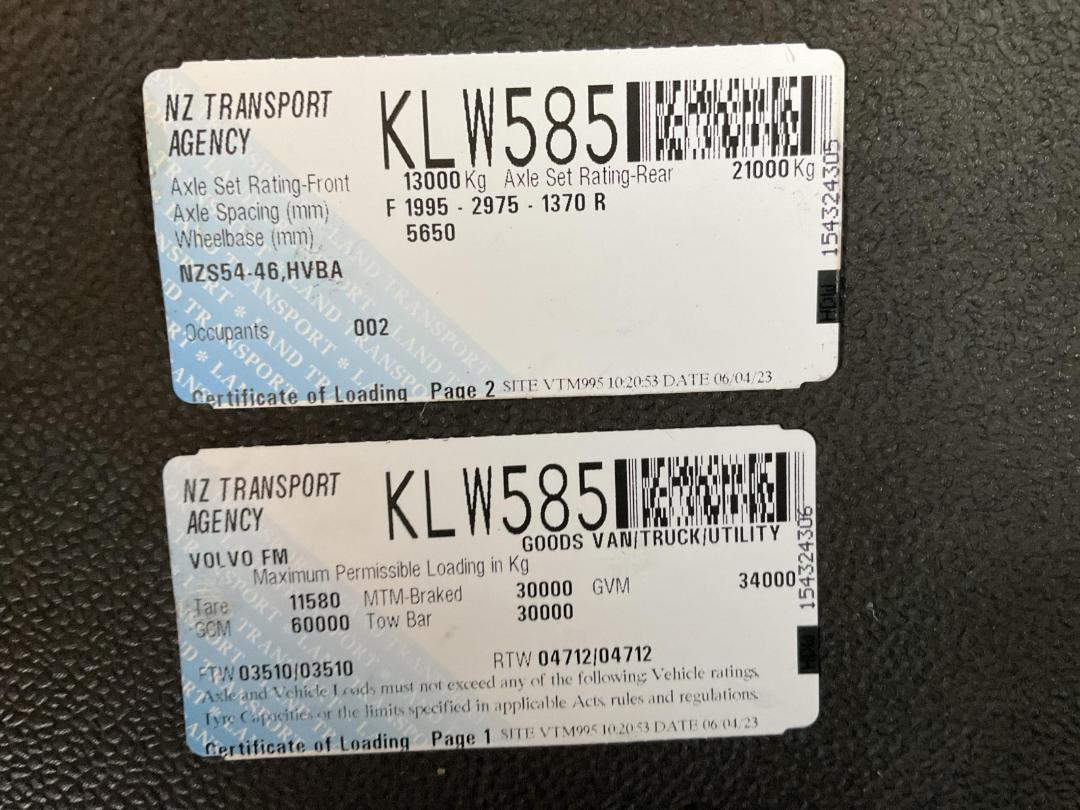 Photo '27' of Volvo FM540 Cab Chassis