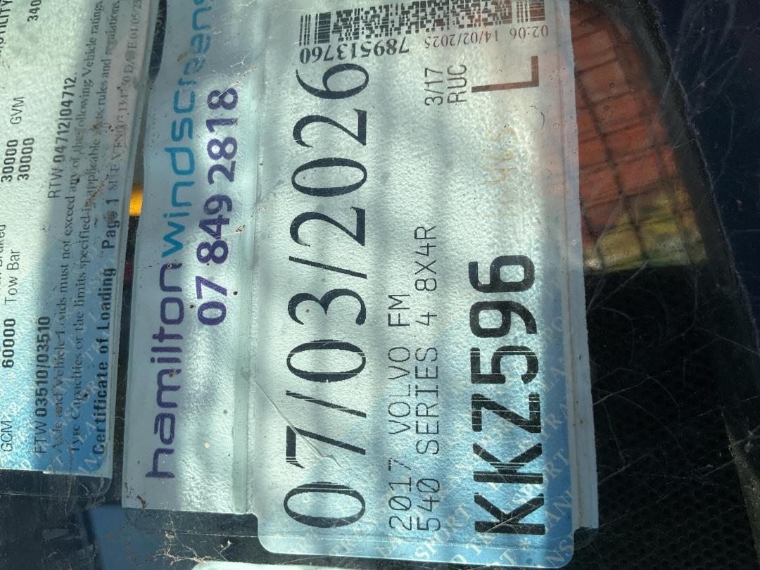 Photo '35' of Volvo FM540 Cab Chassis