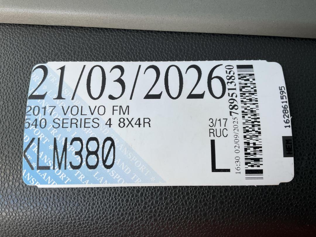 Photo '29' of Volvo FM540 Cab Chassis