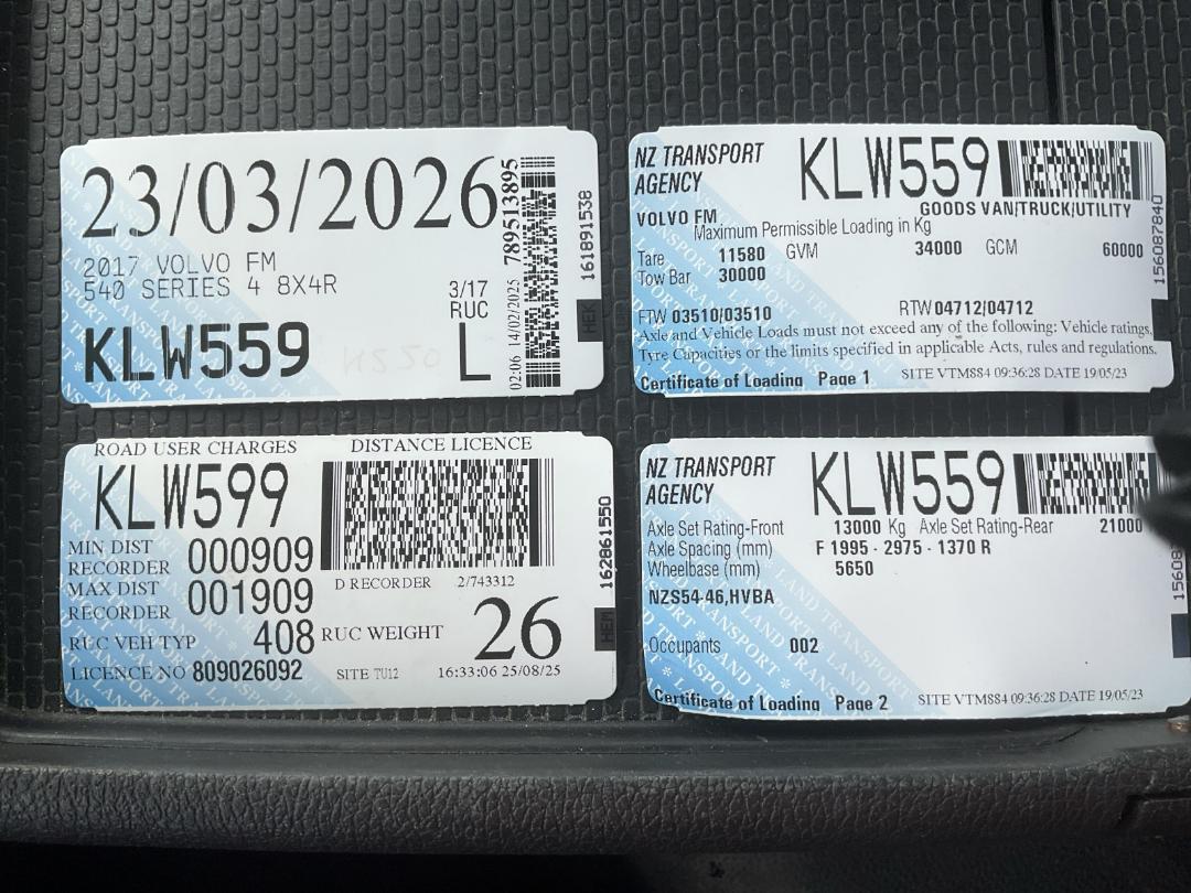 Photo '28' of Volvo FM540 Cab Chassis