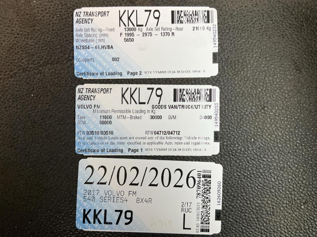 Photo '29' of Volvo FM540 Cab Chassis